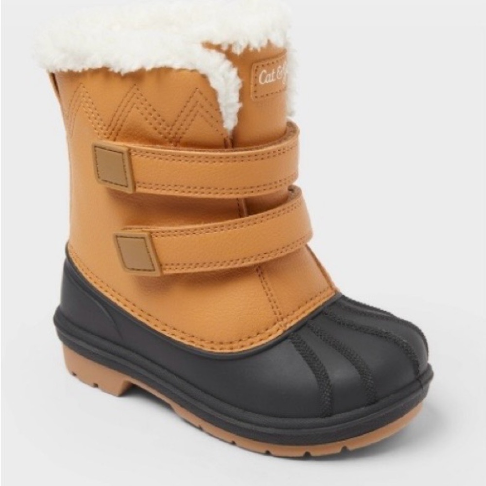 Toddler Denver Waterproof Snow Boots - Cat & Jack™ Cognac Size 8T New